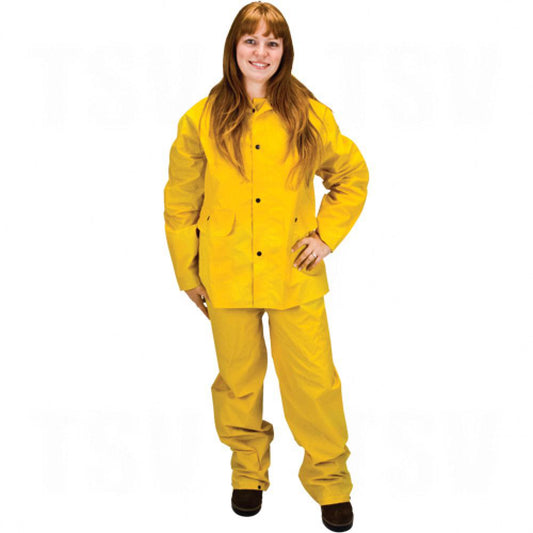 Combinaison de pluie RZ100, polyester/PVC, XL, jaune