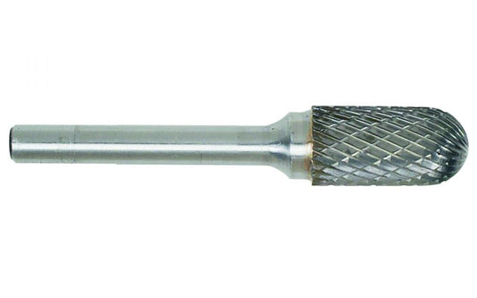 Cylindrical Round Nose (sc), Double Cut, 3/8 In. X 3/4 In. X 1/4 In.