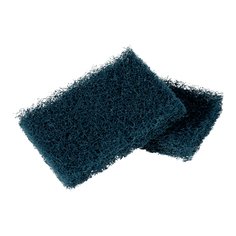 Tampon à récurer pour très gros travaux pour casseroles 88 Scotch-Brite, bleu foncé, 88,9 x 127 mm (3,5 x 5 po), 40/cs