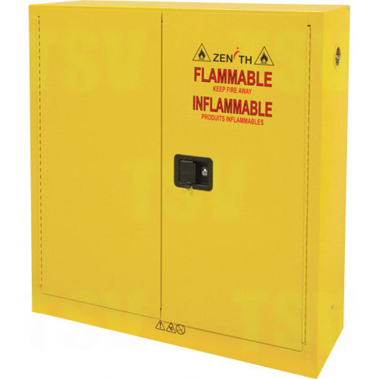 Flammable Storage Cabinet, 24 gal., 2 Door, 43" W x 44" H x 12" D