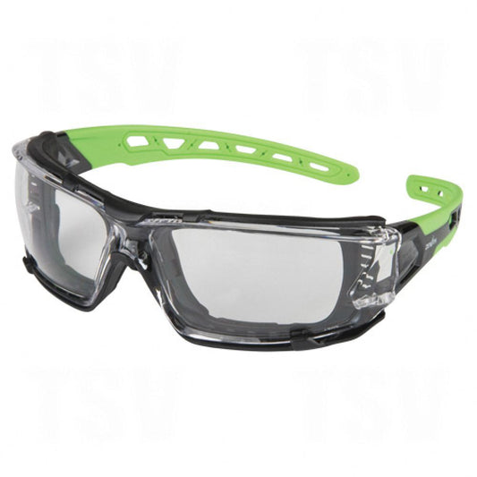 Lunettes de sécurité série Z2500 avec joint en mousse, verres transparents, anti-rayures, ANSI Z87+/conforme/dépasse la norme CSA Z94.3