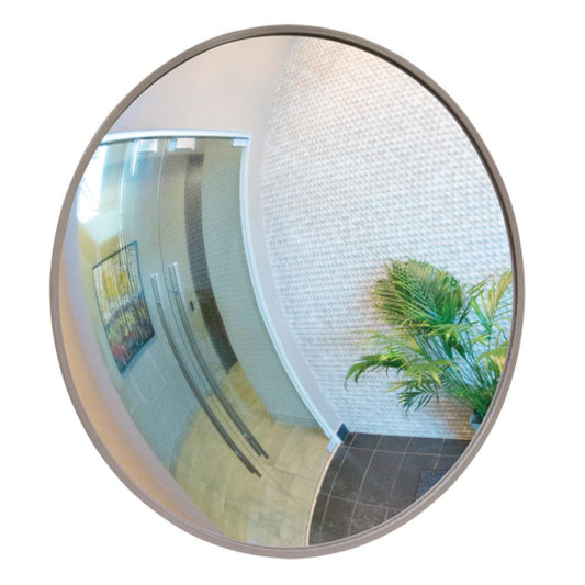 Miroir convexe avec support, intérieur/extérieur, 26 po de diamètre, beige