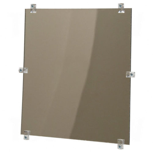 Miroir plat, 12" H x 18" L, sans cadre