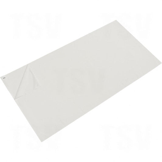 Clean Room Matting, 1.57 mils Thick, 1-1/2' W, 3' L x White