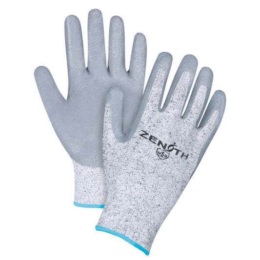 Seamless Stretch Cut-Resistant Gloves, Size X-Large/10, 13 Gauge, Nitrile Coated, HPPE Shell, ANSI/ISEA 105 Level 2/EN 388 Level 3