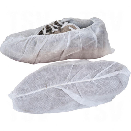 Shoe Covers, X-Large, Polypropylene, White
