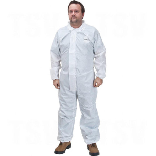 Combinaison de protection, 2X-Large, blanche, microporeuse/polypropylène