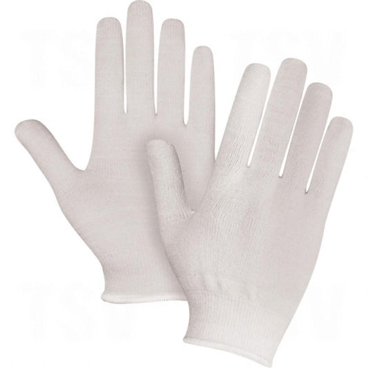 Gants en tricot de qualité supérieure, coton/nylon, poignet en tricot, taille L