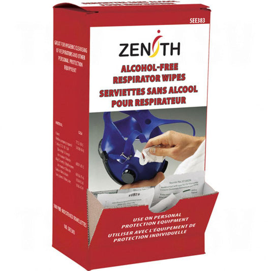 Lingettes Sans-Alcohol pour Respirateur 100/BX