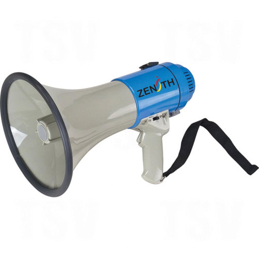 Mégaphone, puissance de crête de 25 W, portée de 1 mile