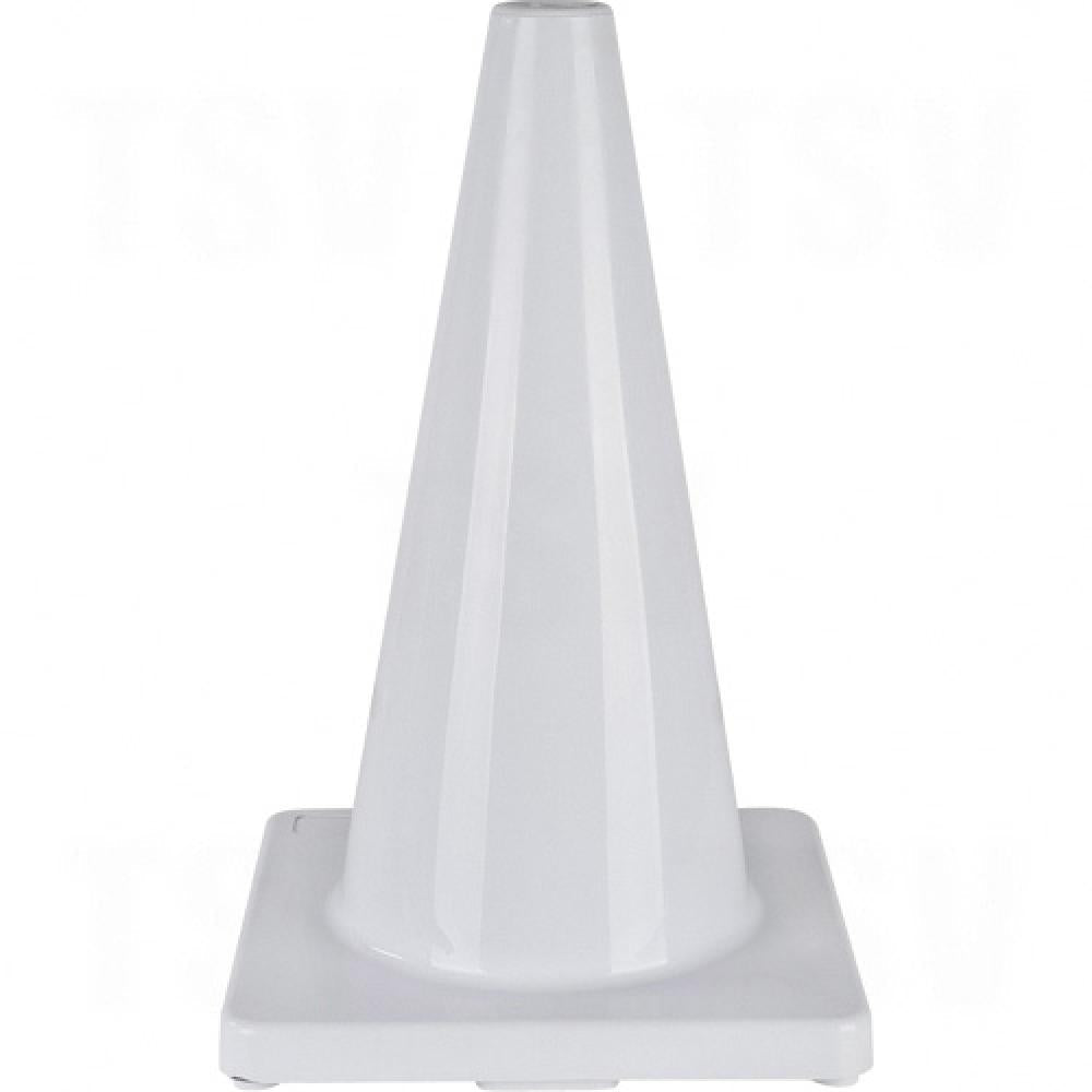Coloured Traffic Cone, 18", White