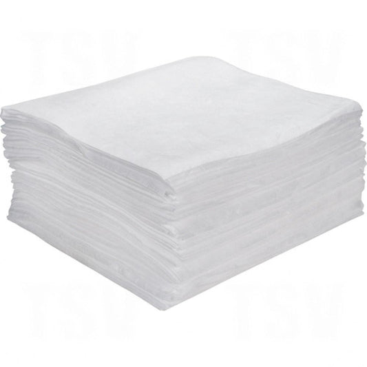 Tampons absorbants Meltblown, huile uniquement, 15" x 18", capacité d'absorption de 15 gal.