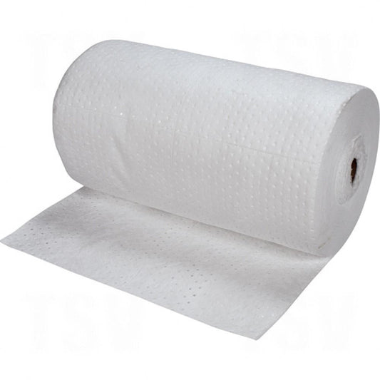Bonded Sorbent Rolls, Heavyweight, 150' L x 30" W, 50 gal. Absorbancy
