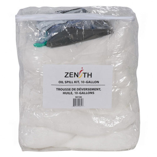 Kit de déversement pour camion, huile uniquement, sac, capacité d'absorption de 10 gal US