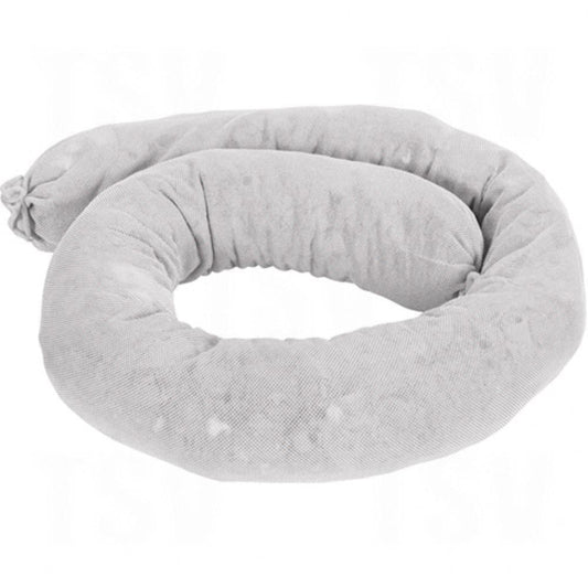 Chaussette absorbante, huile uniquement, capacité d'absorption de 25 gal, 3 po de largeur x 4 pi de longueur, paquet de 12