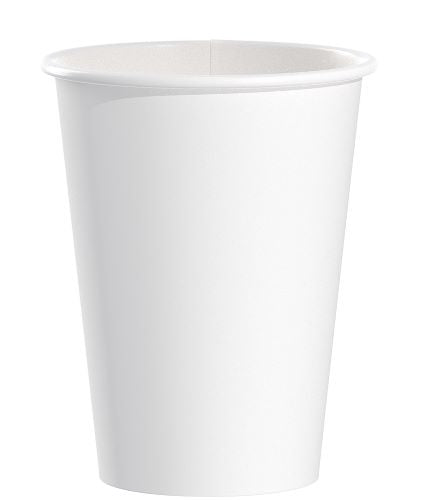 412WN-2050 White Paper Cup, 12OZ, 20X50 Pack