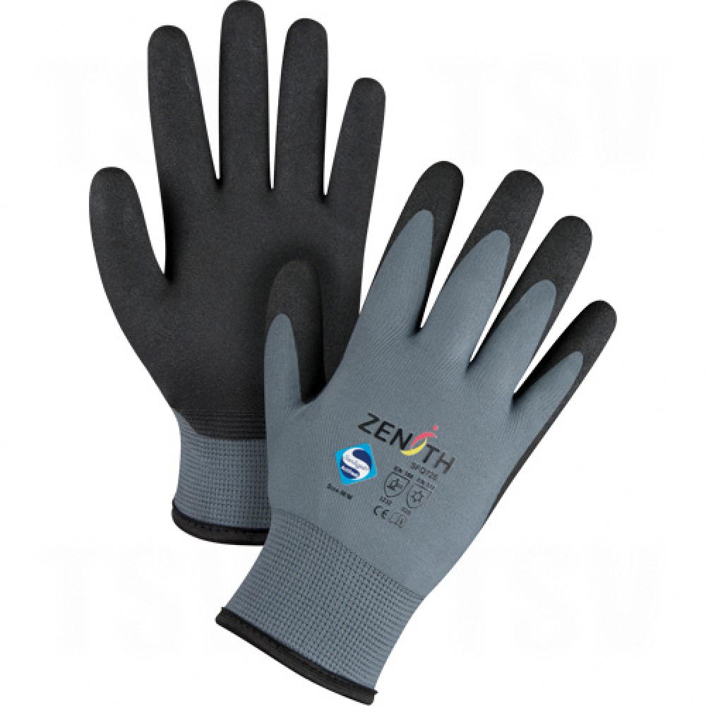 ZX-30° Premium Coated Gloves, 8/Medium, PVC Coating, 15 Gauge, Nylon Shell