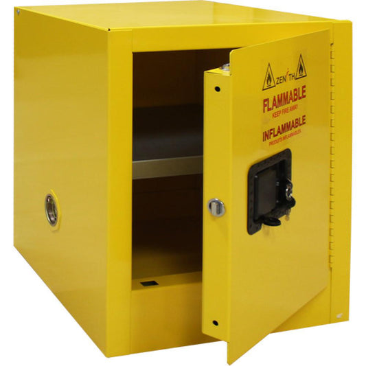Flammable Storage Cabinet, 4 gal., 1 Door, 17" W x 22" H x 18" D