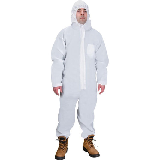 Combinaison à capuche, 3X-Large, blanche, SMS