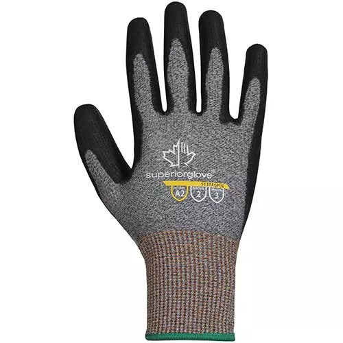 Cut Resistant Gloves, Size 9, 13 Gauge, Polyurethane Coated, TenActiv™ Shell, ANSI/ISEA 105 Level 2
