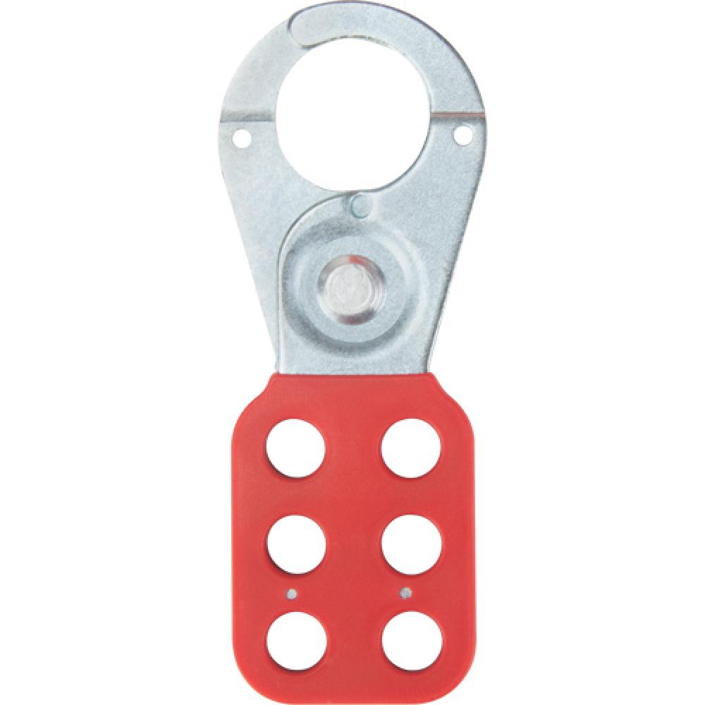 Moraillon de sécurité, rouge, 4,5" x 1,5"