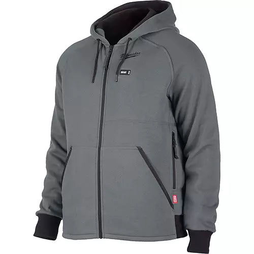 M12™ Heated Hoodie, Men ft. S, 3X-large, Gray, Polyester M12 12V Li-Ion Cordless 3.0Ah Battery pack