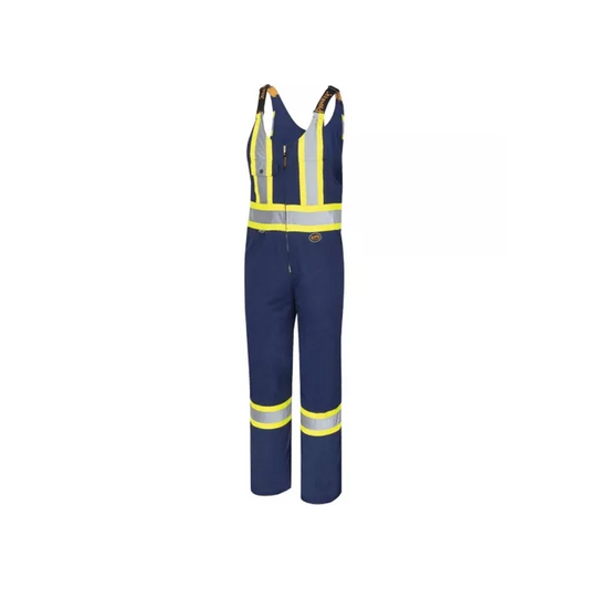 Salopette de sécurité en poly/coton, marine, SZ : 56 Tall