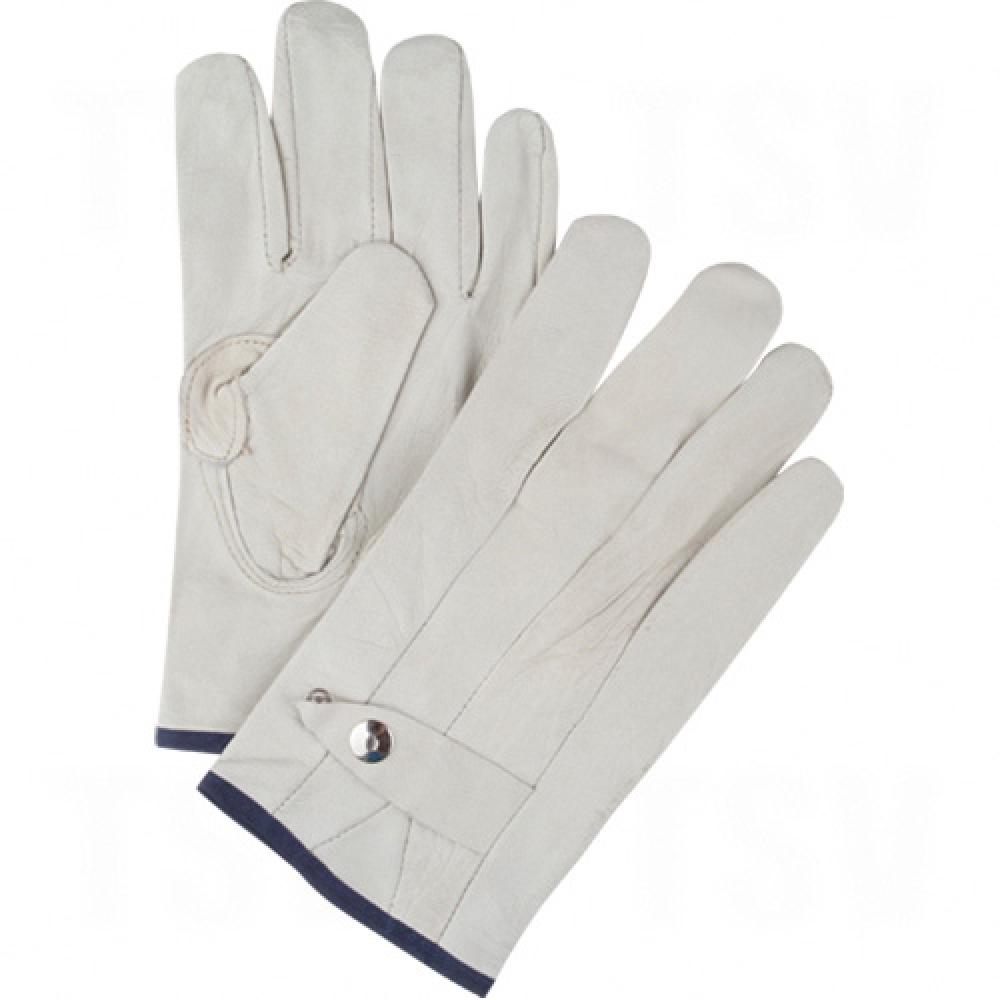 Gants de cordeur pour travaux standard, taille XL, paume en cuir de vachette pleine fleur