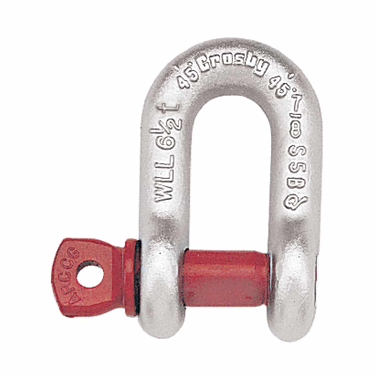 Crosby® G-210 Screw Pin Chain Shackles, Forged Steel, 1"