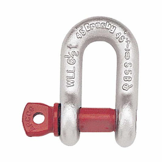 Crosby® G-210 Screw Pin Chain Shackles, Forged Steel, 1"