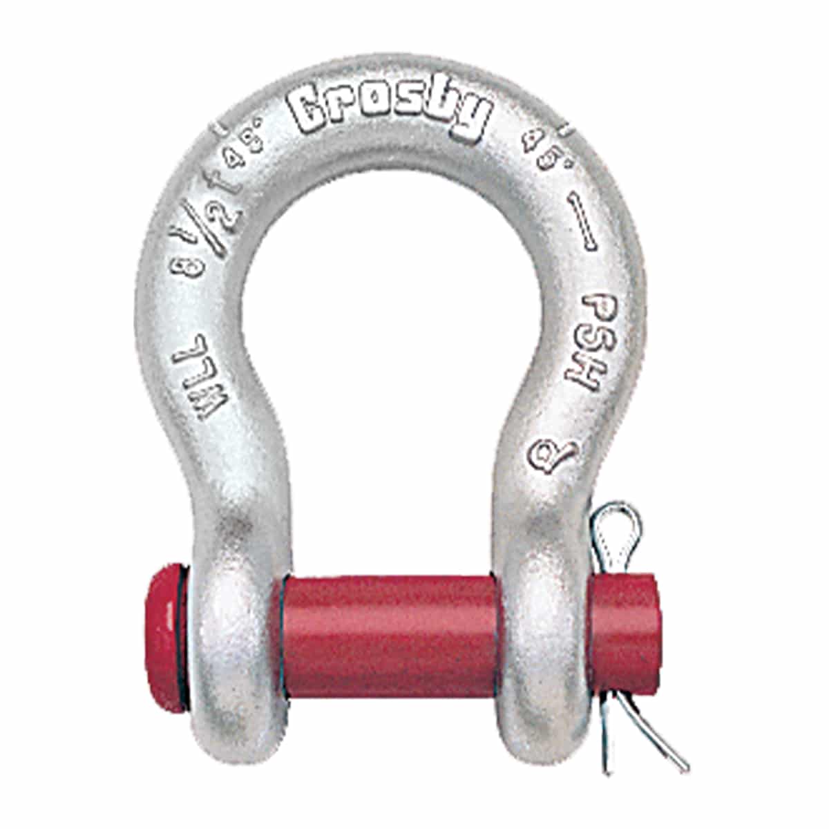 Crosby® G-213 Round Pin Anchor Shackles, Forged Steel, 5/8"