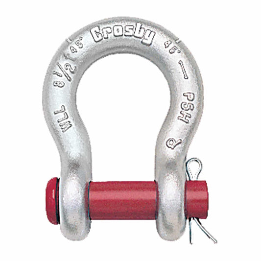 Crosby® G-213 Round Pin Anchor Shackles, Forged Steel, 5/8"