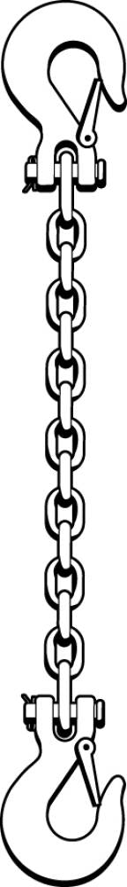 Chain Sling Grade 100 SGS 9/32" x 12'