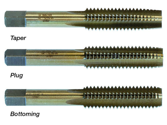 SST+ HSS Hand Taps, Fractional, bottoming, 1/2-13NC
