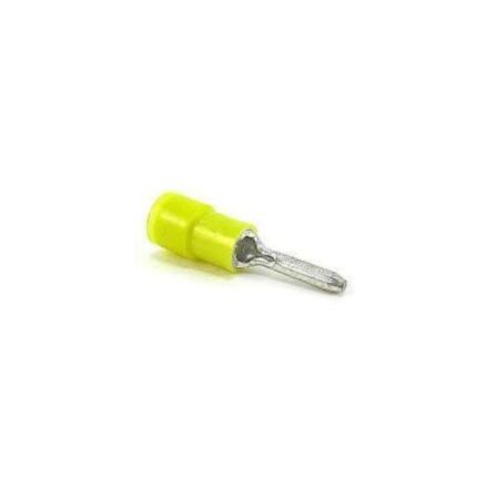 Insulated Vinyl Pin Terminal 12-10 Yellow