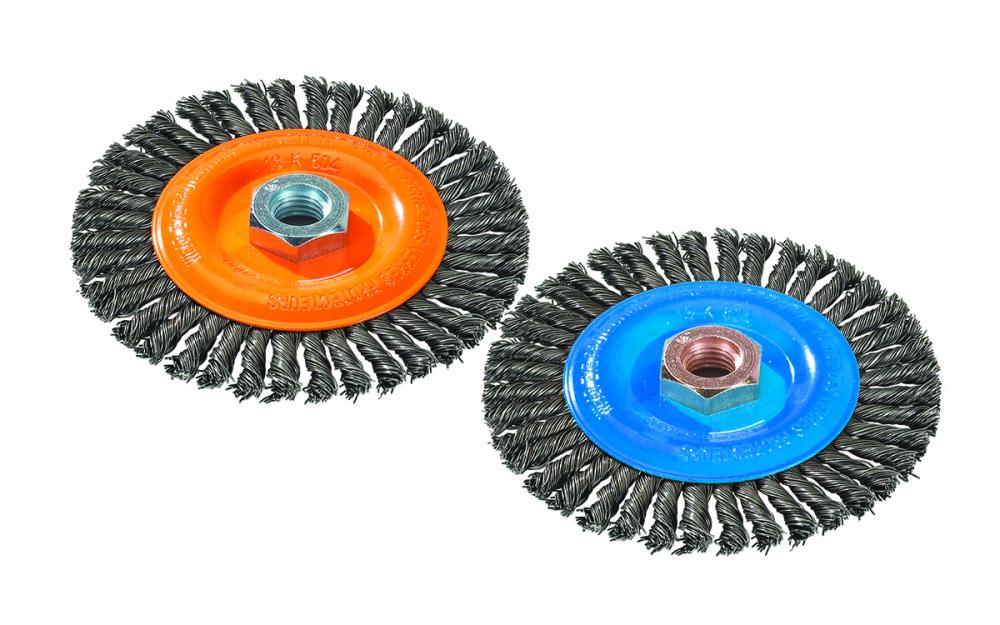 Brosse à perles avec fils torsadés, 5 po. x 5/8 po-11 po. x 1/4 po. fil : 0,020 po.