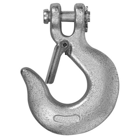 5/16" Clevis Slip Hook w/Latch, Grade 43, Zinc Plated