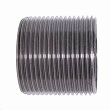Close Extra Heavy Black Steel Nipple, 1/4" X