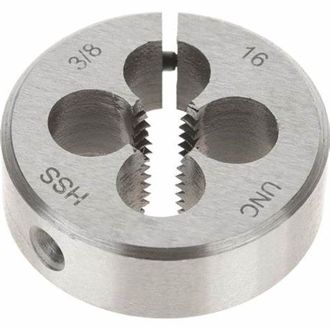 Slotted Die, 3/8"-16 x 1-1/2" Diameter
