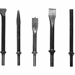 Flat Chisel, 1-1/4" x 12", .401 Round Shank