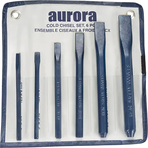 Cold Chisel Set, 6 Pieces