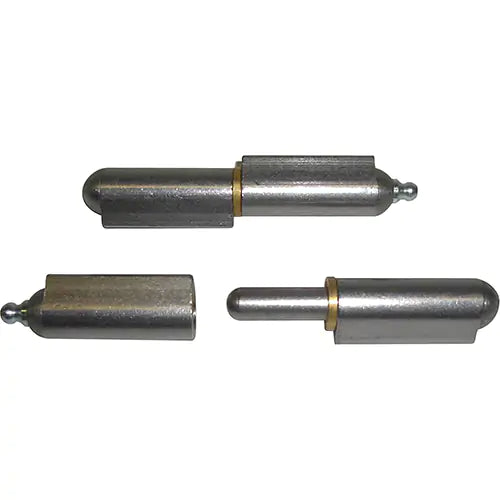 Weld-On Hinge with Washer, 1/2" Dia. x 3-3/16" L, Mild Steel w/Fixed Steel Pin