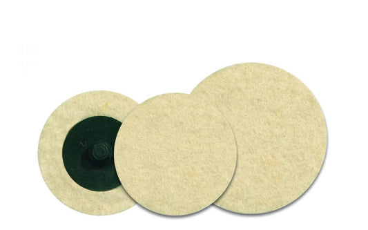 Twist  felt Discs, 2 In. Grit Polish
