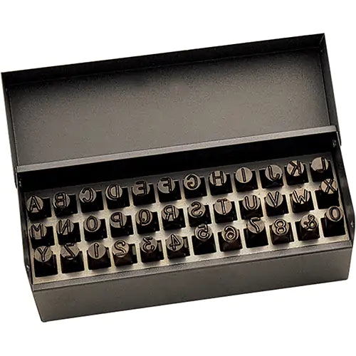 Lettre/chiffre en acier - 1/4"