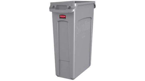 Contenants Slim JimMD à canaux de ventilation, Plastique, 23 gal
