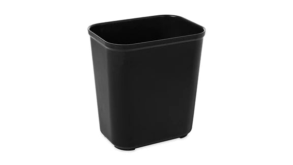 Corbeille Rubbermaid® ignifuge - Noir, 28 pintes