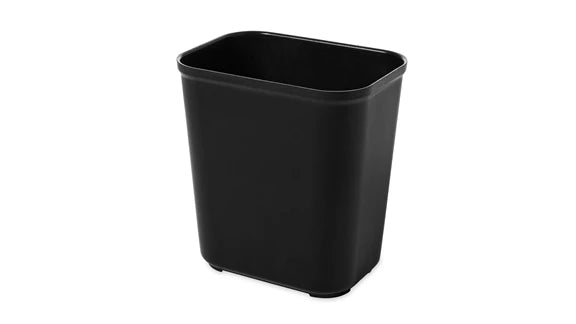 Corbeille Rubbermaid® ignifuge - Noir, 28 pintes