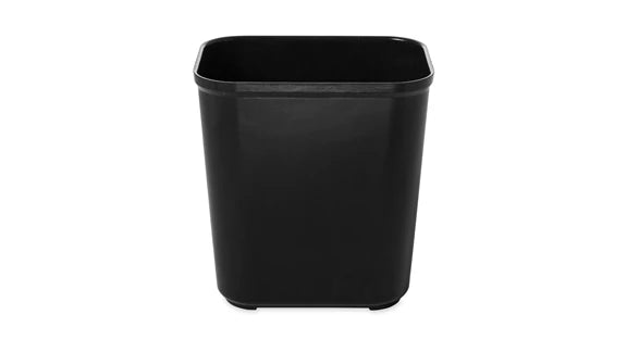 Corbeille Rubbermaid® ignifuge - Noir, 28 pintes