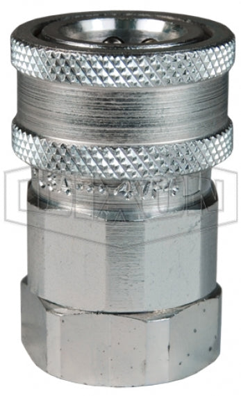 V series valved female coupler 1"NPTF