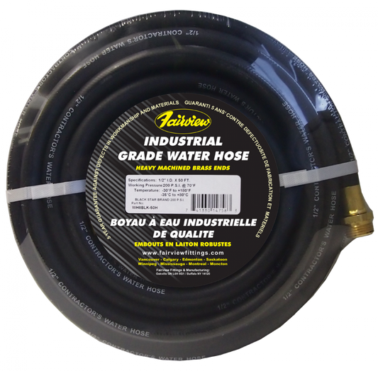 Black Rubber Contractor Grade, Rubber, 25ft
